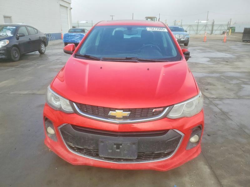 Photo 5 from auction – 2017 CHEVROLET SONIC with VIN 1G1JD6SB2H4118395