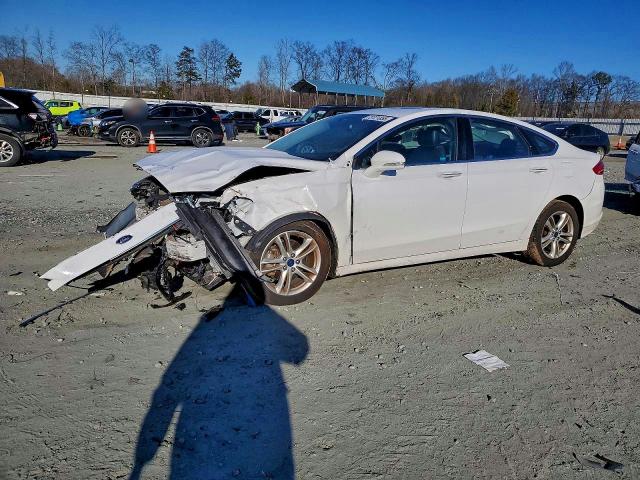 Photo 1 from auction – 2018 FORD FUSION SE with VIN 3FA6P0HDXJR135989