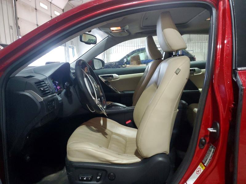 Photo 7 from auction – 2012 LEXUS CT 200 with VIN JTHKD5BH8C2074688