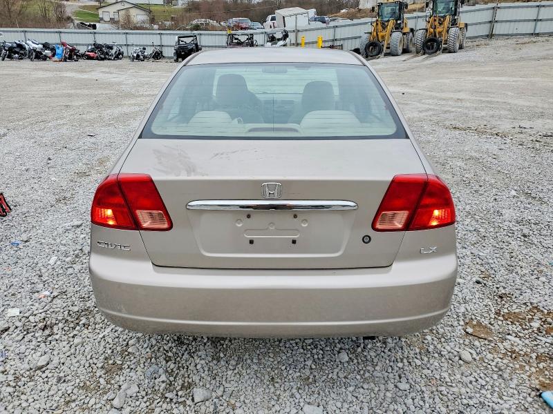Photo 6 from auction – 2002 HONDA CIVIC LX with VIN 1HGES16522L076119