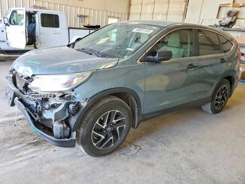 HONDA CR-V SE 2016 with VIN 2HKRM3H42GH560023 - Photo from auction