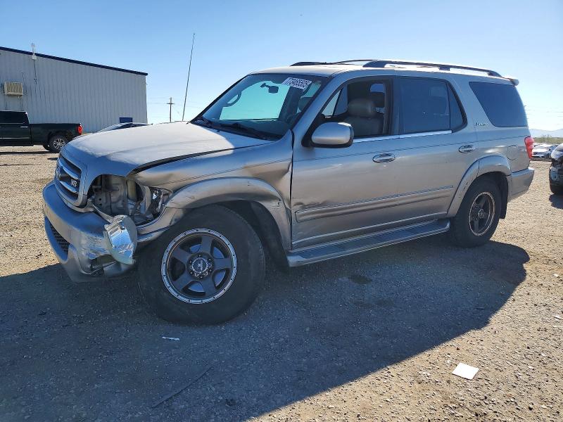 TOYOTA SEQUOIA LI 2002 with VIN 5TDZT38A42S090461 - Photo from auction