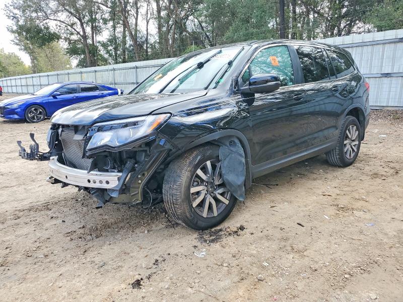 HONDA PILOT EXL 2021 with VIN 5FNYF5H58MB029655 - Photo from auction