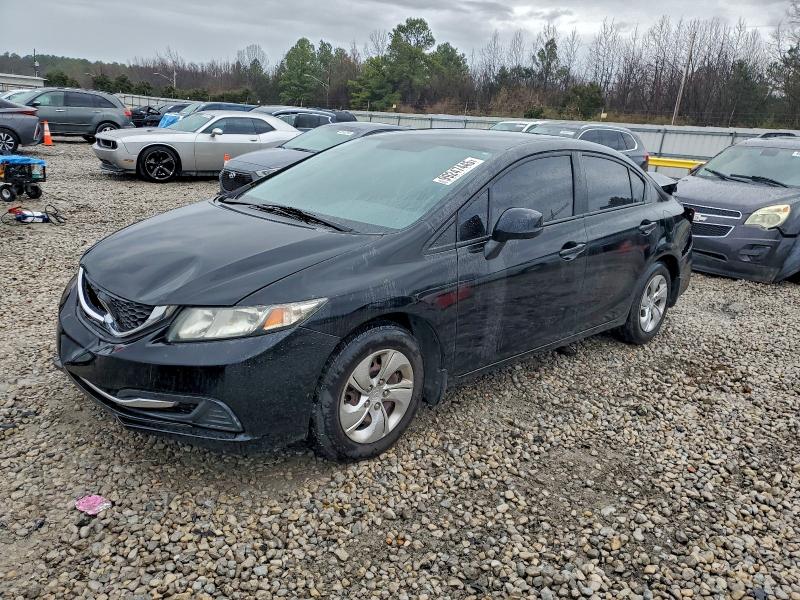 HONDA CIVIC LX 2013 with VIN 19XFB2F5XDE042319 - Photo from auction