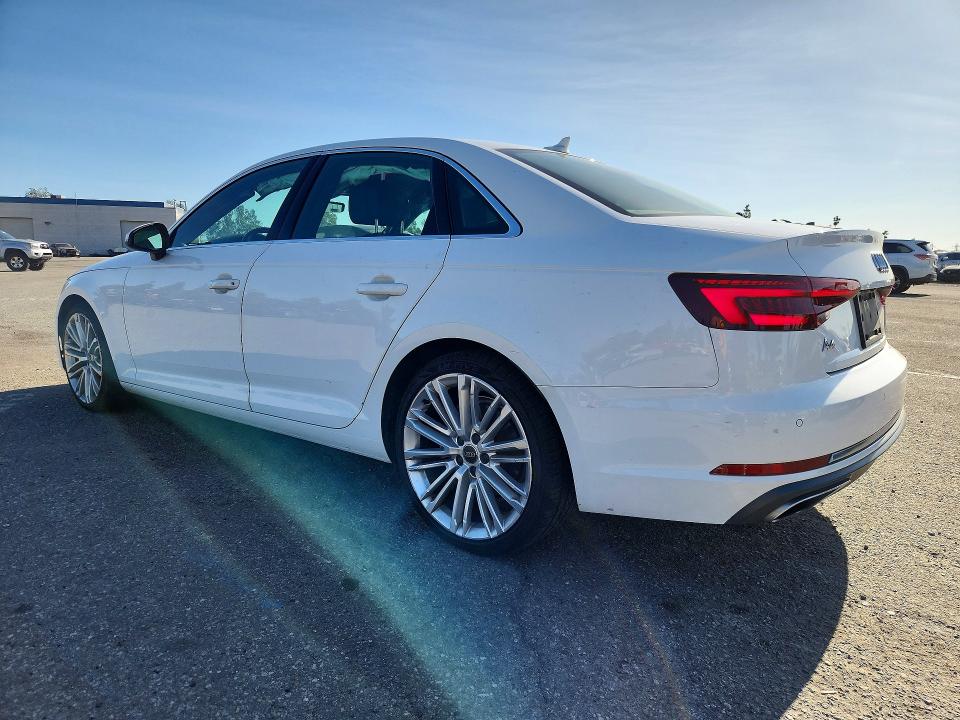 Photo 2 from auction – 2019 AUDI A4 with VIN WAUHMAF4XKN017964
