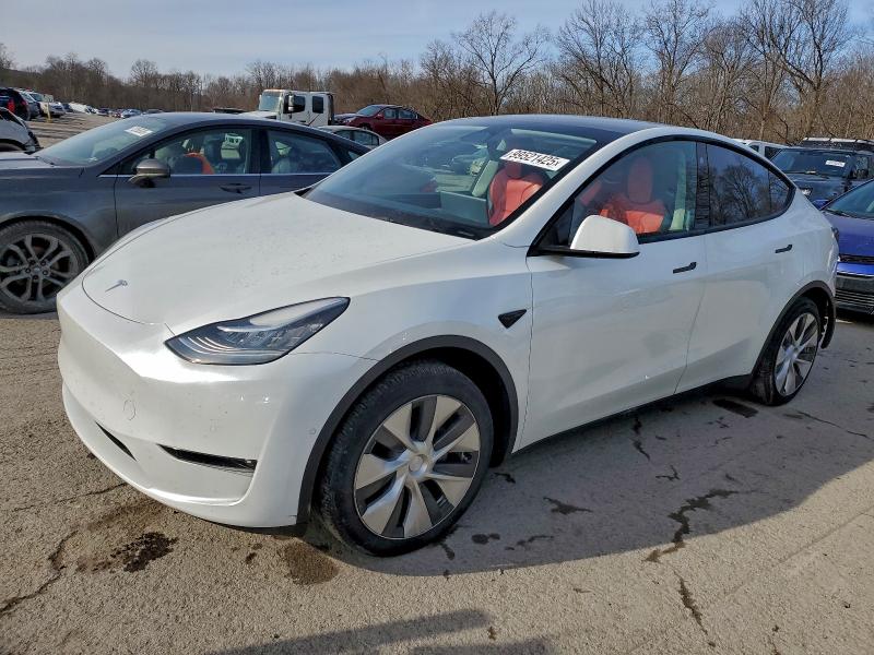 TESLA MODEL Y 2021 with VIN 5YJYGAEEXMF212291 - Photo from auction
