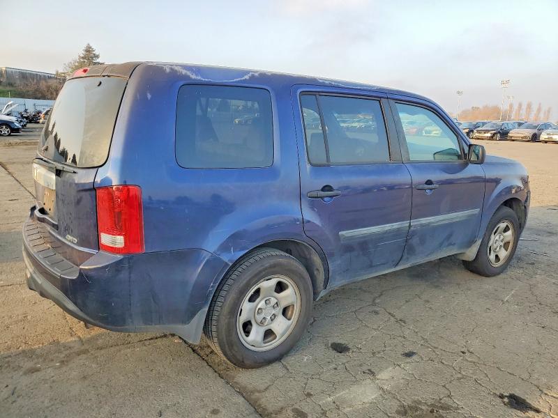 Photo 3 from auction – 2013 HONDA PILOT LX with VIN 5FNYF4H29DB033536