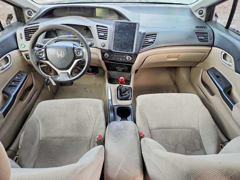 Photo 8 from auction – 2012 HONDA CIVIC with VIN 2HGFB2E5XCH503105