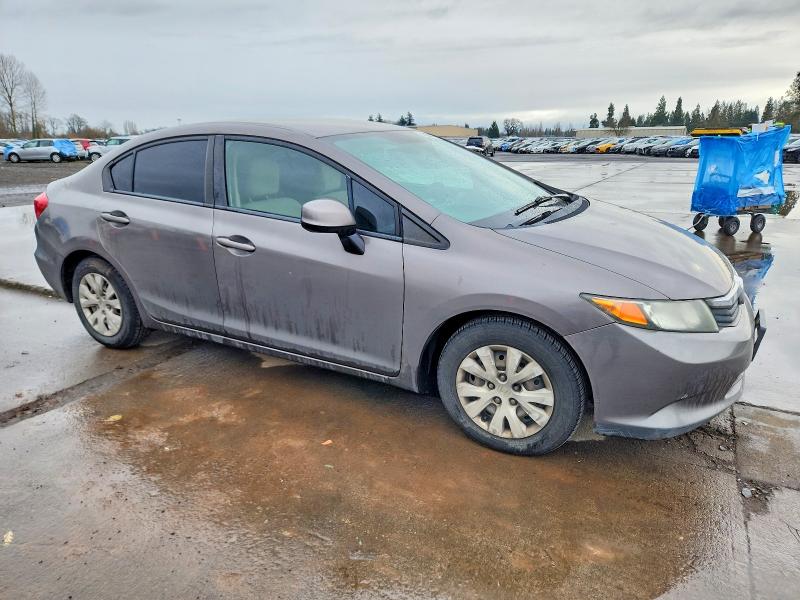 Photo 4 from auction – 2012 HONDA CIVIC with VIN 19XFB2F58CE377190
