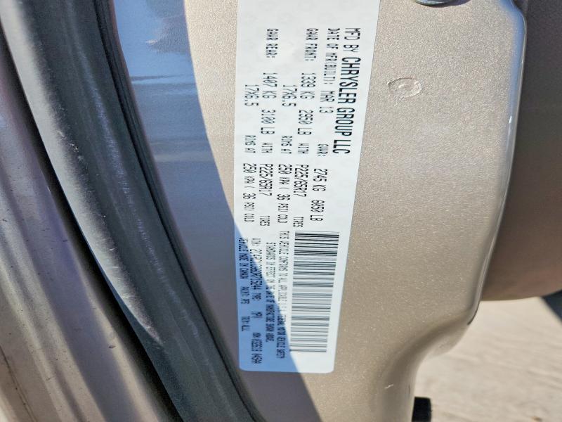 Photo 14 from auction – 2013 CHRYSLER TOWN & COU with VIN 2C4RC1CG6DR715244