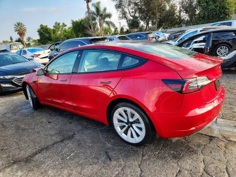 Photo 2 from auction – 2022 TESLA MODEL 3 with VIN 5YJ3E1EA3NF304602