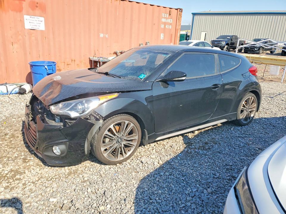 HYUNDAI VELOSTER 2017 with VIN KMHTC6AE8HU308891 - Photo from auction