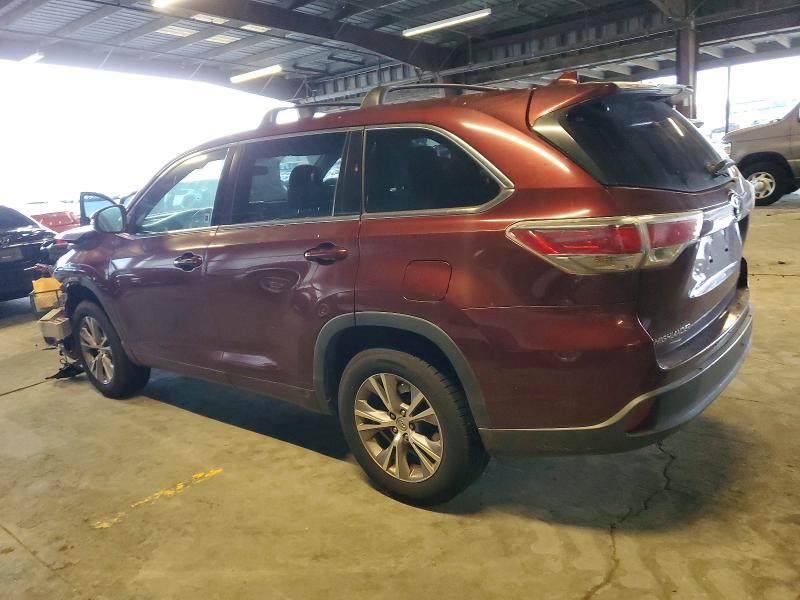 Photo 2 from auction – 2015 TOYOTA HIGHLANDER with VIN 5TDZKRFH4FS039568