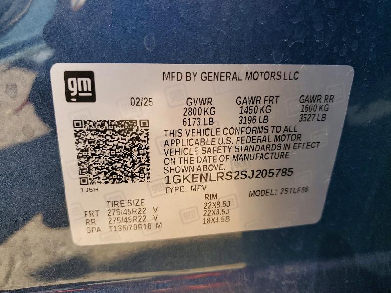 Photo 14 from auction – 2025 GMC ACADIA DEN with VIN 1GKENLRS2SJ205785