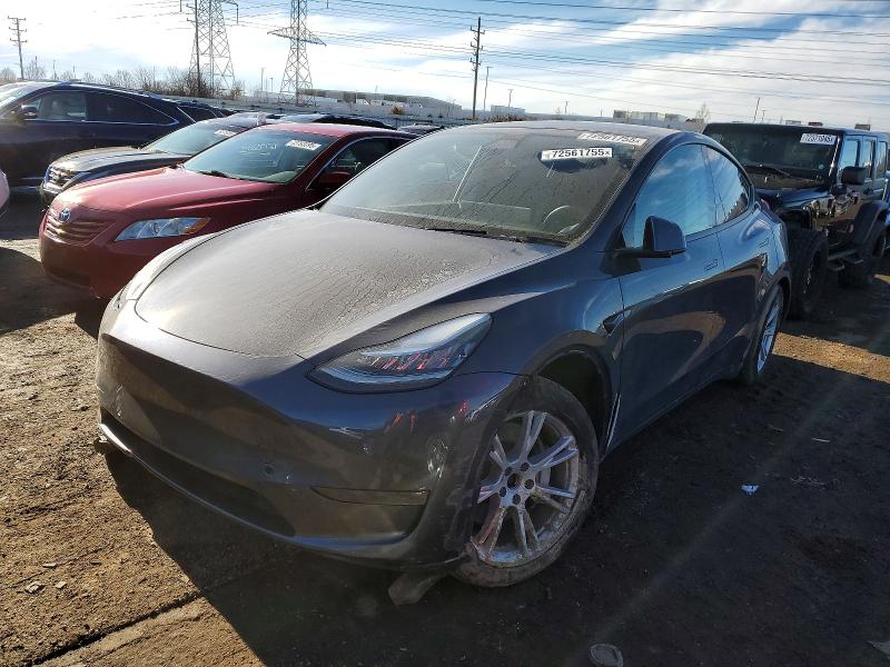 TESLA MODEL Y 2020 مع رقم تعريف المركبة 5YJYGDEE3LF006682 - صورة من المزاد
