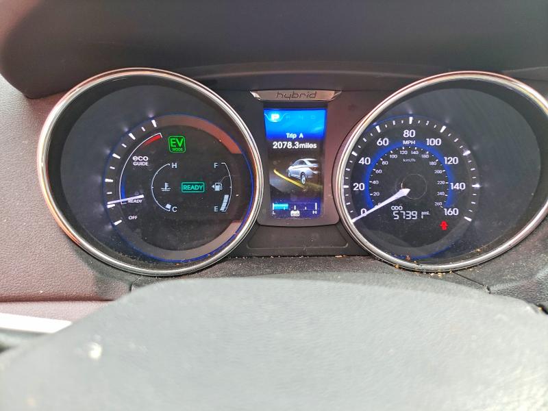 Photo 9 from auction – 2013 HYUNDAI SONATA HYB with VIN KMHEC4A43DA097342