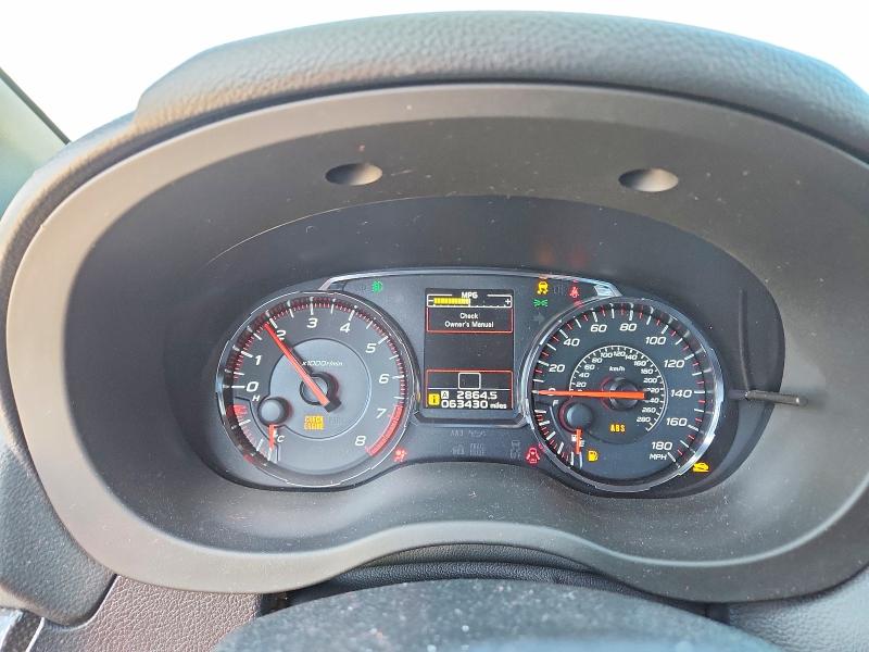 Photo 9 from auction – 2018 SUBARU WRX PREMIU with VIN JF1VA1C61J9807509