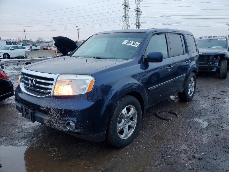 HONDA PILOT EXL 2015 with VIN 5FNYF4H57FB023844 - Photo from auction
