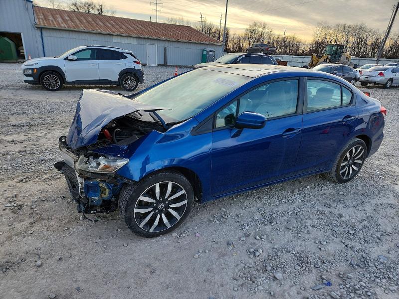 HONDA CIVIC EXL 2015 with VIN 2HGFB2F92FH515576 - Photo from auction