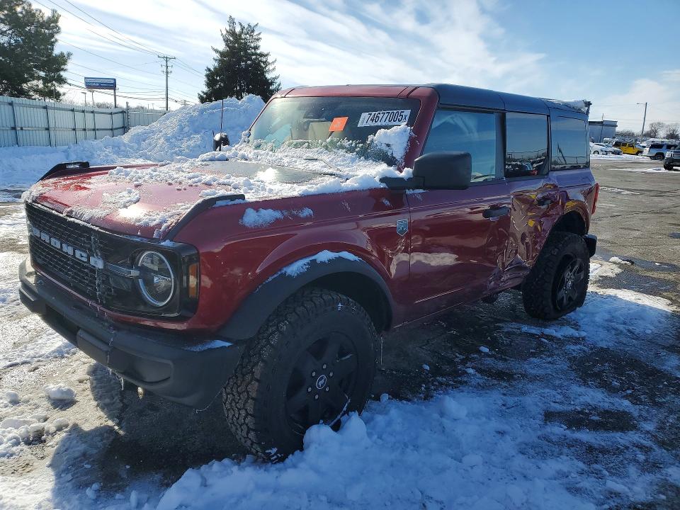 FORD BRONCO 2025 with VIN 1FMDE7BH1SLB68743 - Photo from auction