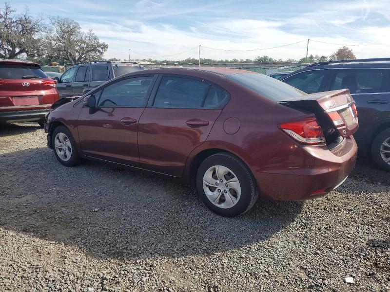 Photo 2 from auction – 2013 HONDA CIVIC LX with VIN 19XFB2F52DE080997