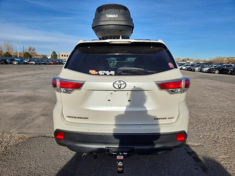 Photo 6 from auction – 2014 TOYOTA HIGHLANDER with VIN 5TDDKRFH2ES061612