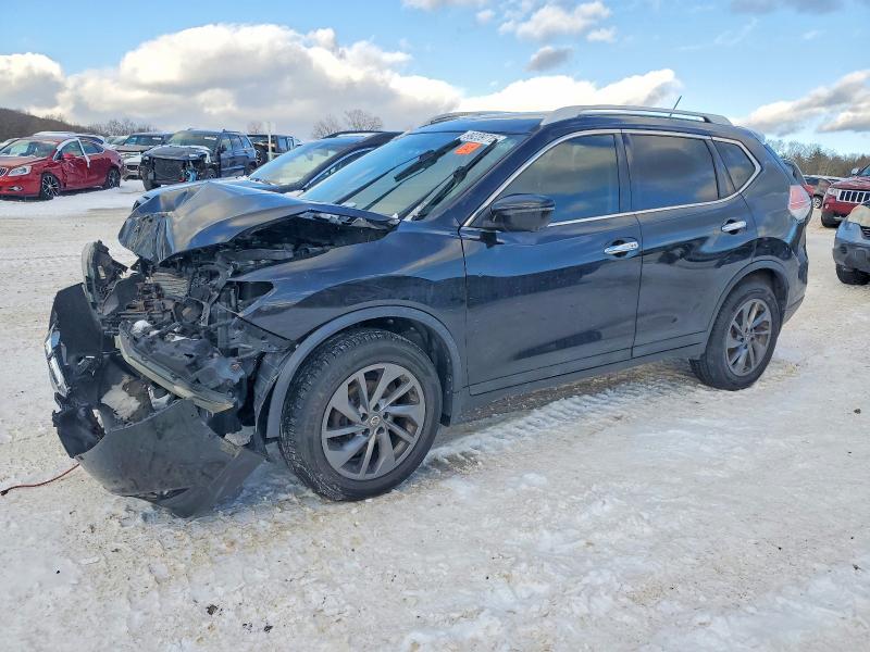 NISSAN ROGUE S 2016 with VIN 5N1AT2MV6GC826952 - Photo from auction