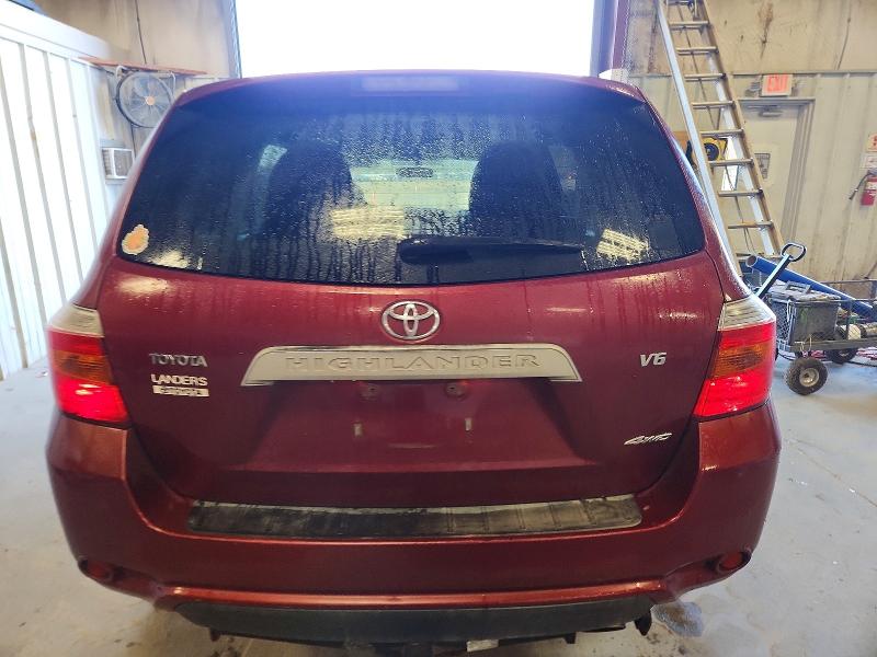 Photo 6 from auction – 2008 TOYOTA HIGHLANDER with VIN JTEES41A482041273