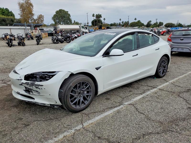 TESLA MODEL 3 2024 with VIN 5YJ3E1EAXRF746637 - Photo from auction