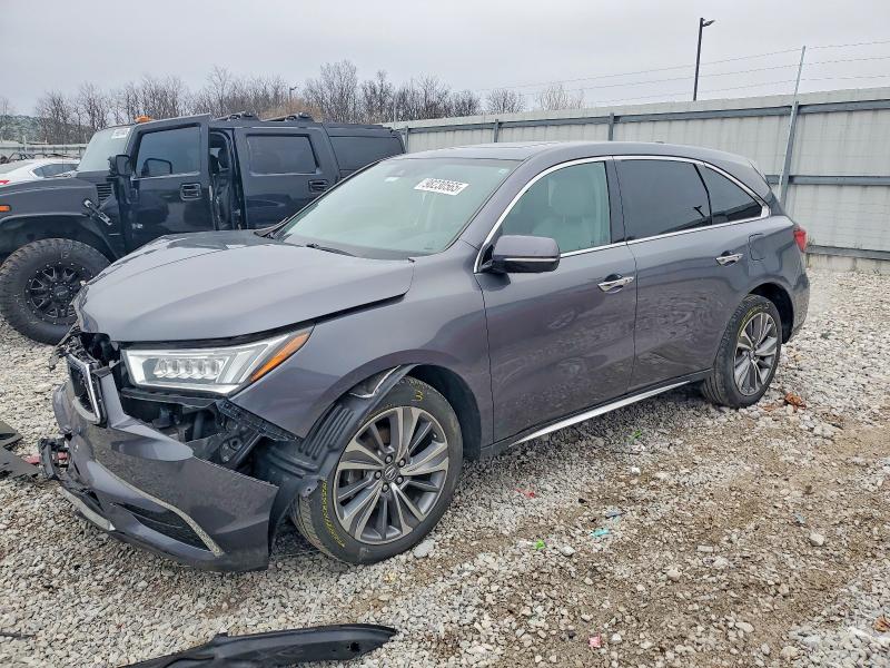 ACURA MDX TECHNO 2017 with VIN 5FRYD4H52HB017506 - Photo from auction
