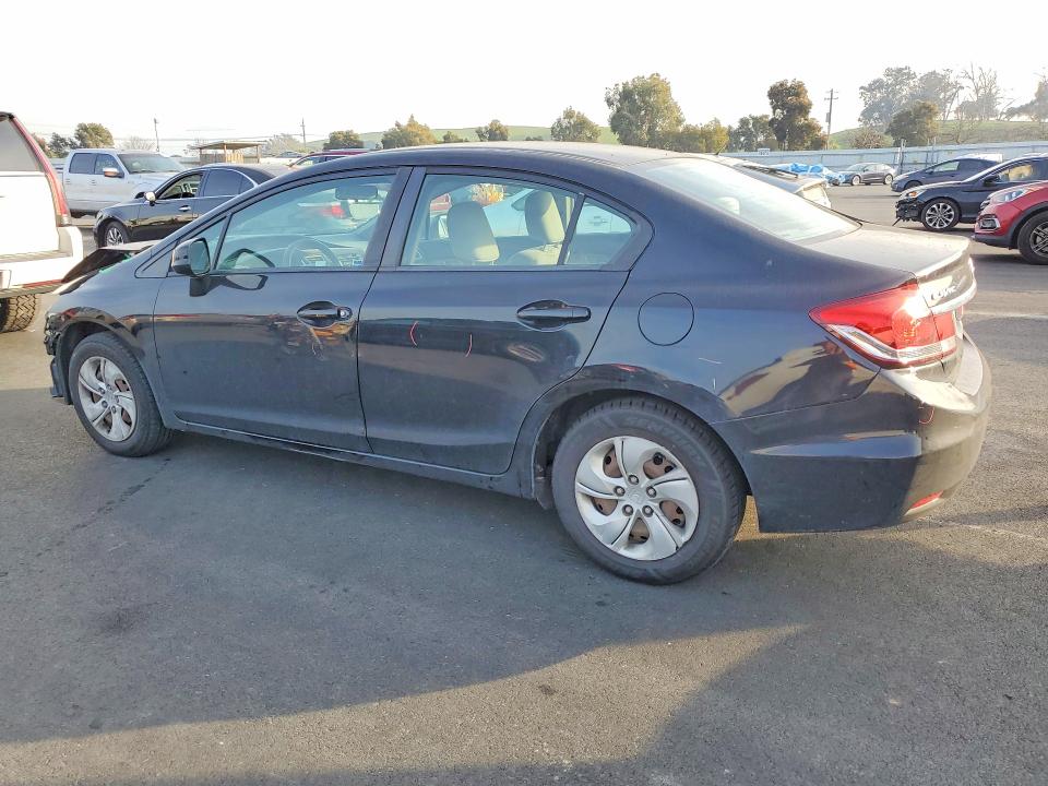 Photo 2 from auction – 2013 HONDA CIVIC LX with VIN 19XFB2F56DE218797