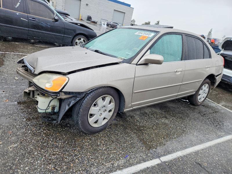 Photo 1 from auction – 2001 HONDA CIVIC EX with VIN 1HGES26781L040876