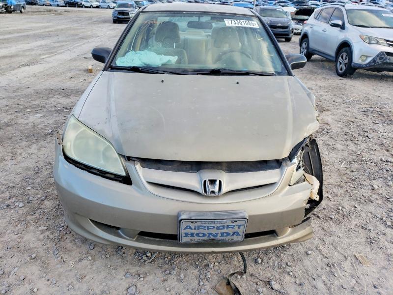 Photo 5 from auction – 2004 HONDA CIVIC LX with VIN 2HGES16564H500515