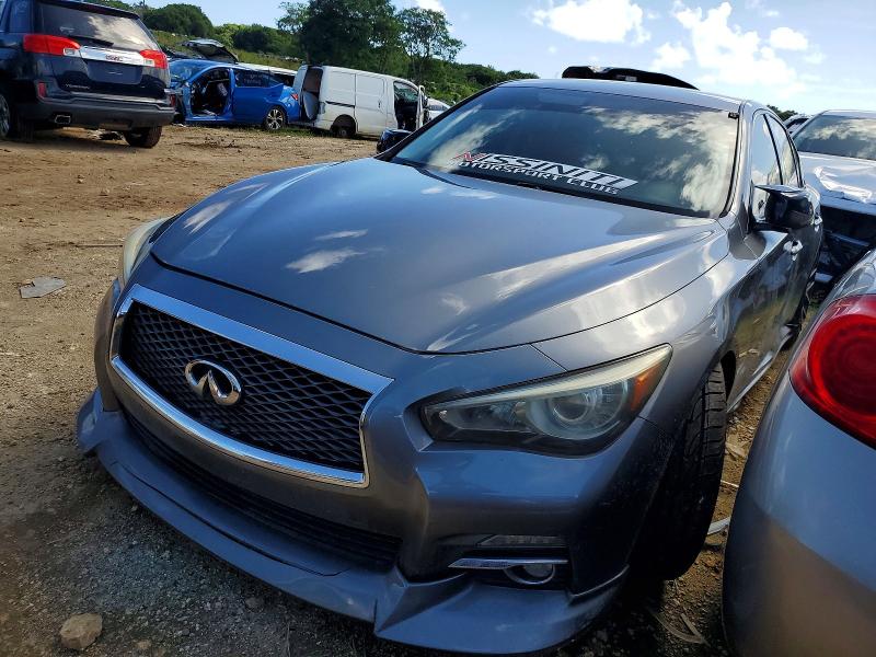 INFINITY Q50 2014 with VIN JN1BV7AP9EM670714 - Photo from auction