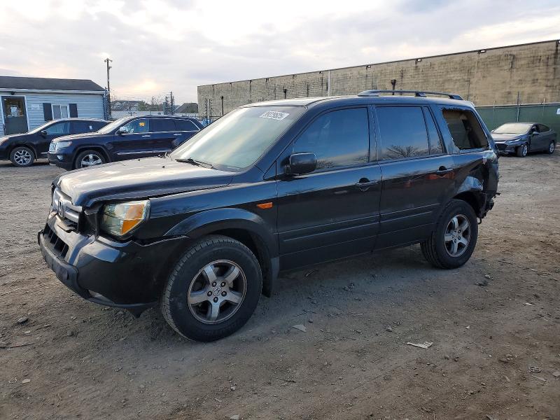 HONDA PILOT EXL 2007 with VIN 5FNYF28577B002630 - Photo from auction