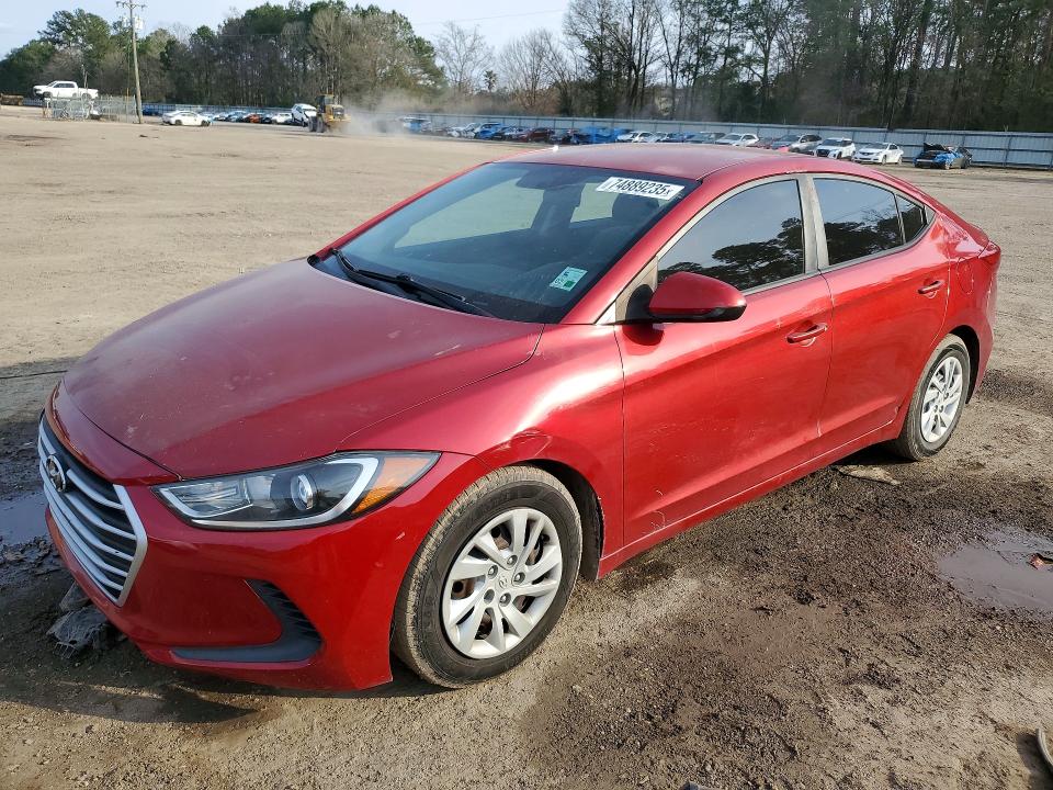 HYUNDAI ELANTRA SE 2017 with VIN 5NPD74LF7HH173307 - Photo from auction