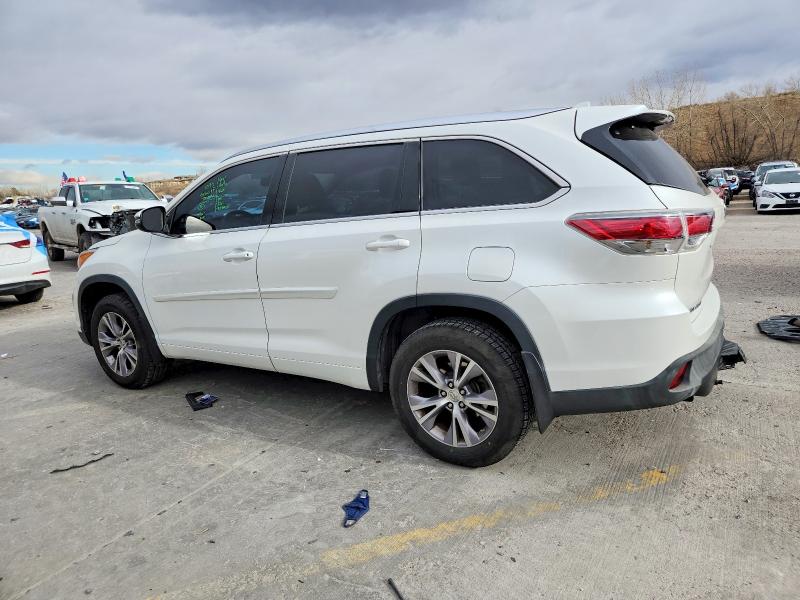 Photo 2 from auction – 2015 TOYOTA HIGHLANDER with VIN 5TDJKRFH6FS124845