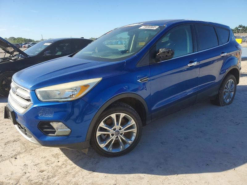 FORD ESCAPE SE 2017 with VIN 1FMCU9GDXHUB64211 - Photo from auction