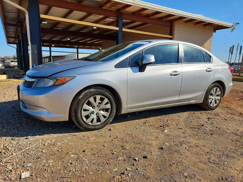 HONDA CIVIC LX 2012 with VIN 19XFB2F5XCE100492 - Photo from auction