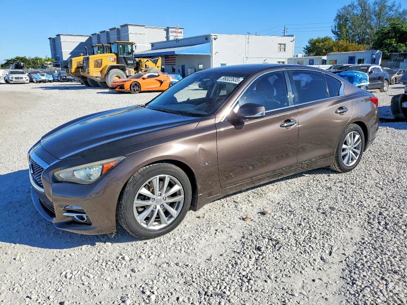 INFINITY Q50 2015 with VIN JN1BV7AP3FM340729 - Photo from auction