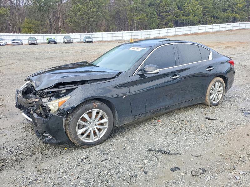 INFINITI Q50 BASE 2015 with VIN JN1BV7AR2FM414028 - Photo from auction