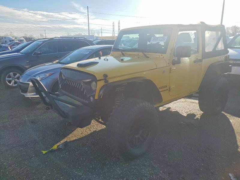 JEEP WRANGLER S 2015 with VIN 1C4AJWAG2FL537945 - Photo from auction