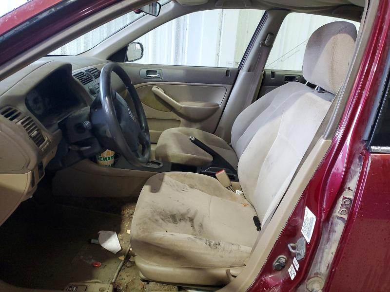 Photo 7 from auction – 2002 HONDA CIVIC with VIN 2HGES16522H551216