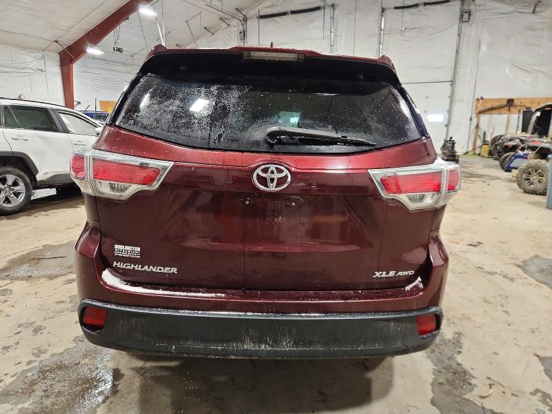 Photo 6 from auction – 2016 TOYOTA HIGHLANDER with VIN 5TDJKRFH4GS276446
