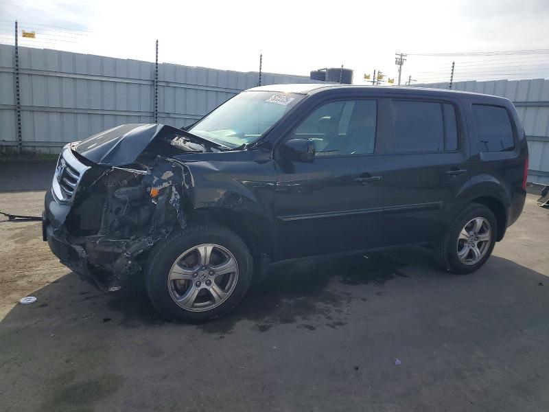 HONDA PILOT EXL 2013 with VIN 5FNYF3H58DB004789 - Photo from auction