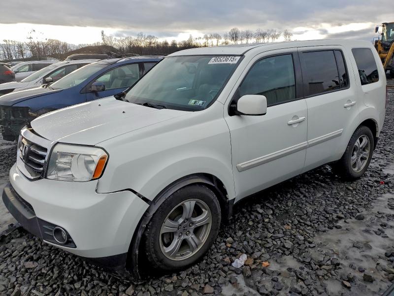 HONDA PILOT EXL 2013 with VIN 5FNYF4H56DB006711 - Photo from auction