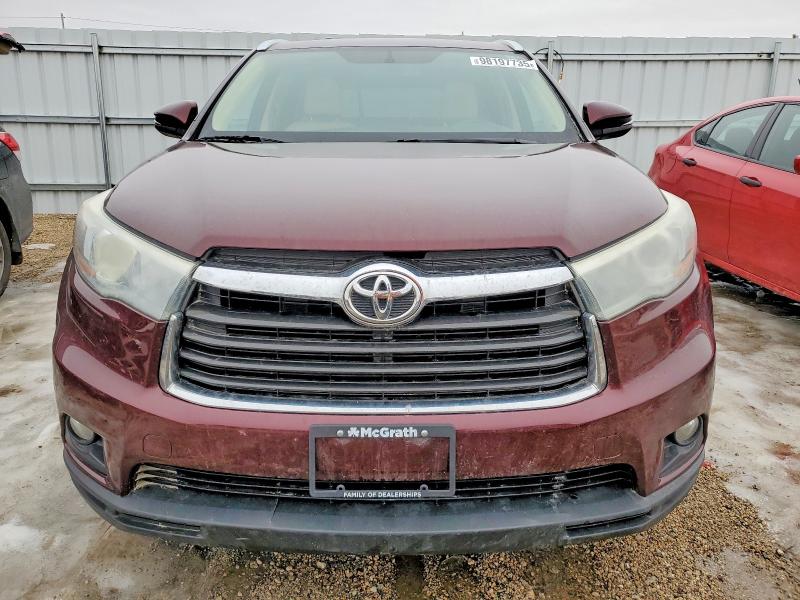 Photo 5 from auction – 2016 TOYOTA HIGHLANDER with VIN 5TDJKRFH1GS226393