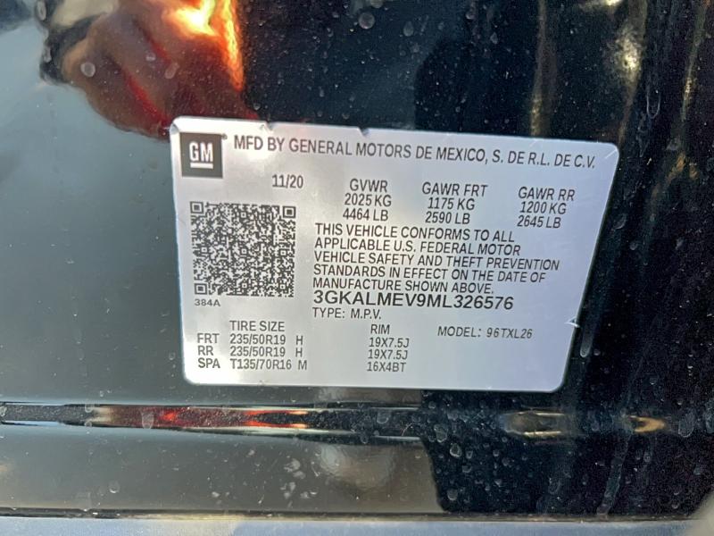 Photo 10 from auction – 2021 GMC TERRAIN SL with VIN 3GKALMEV9ML326576