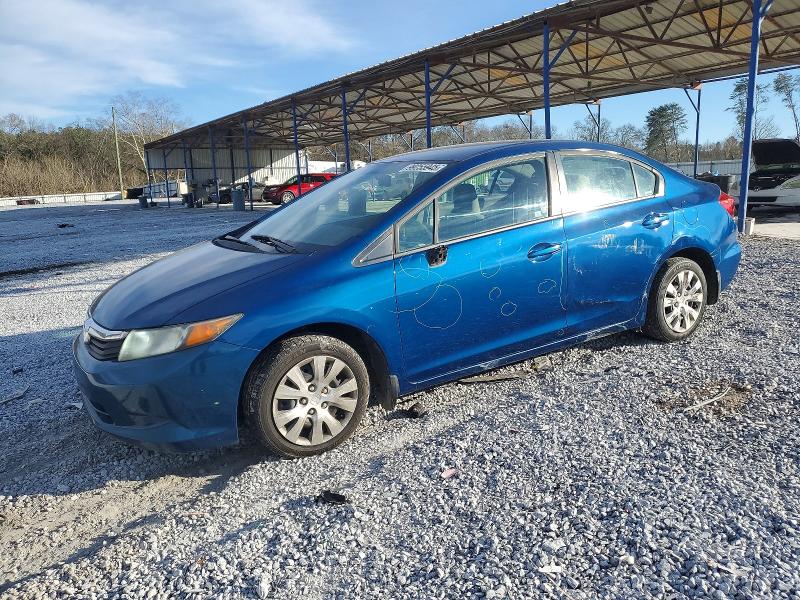 HONDA CIVIC LX 2012 with VIN 19XFB2F55CE080622 - Photo from auction