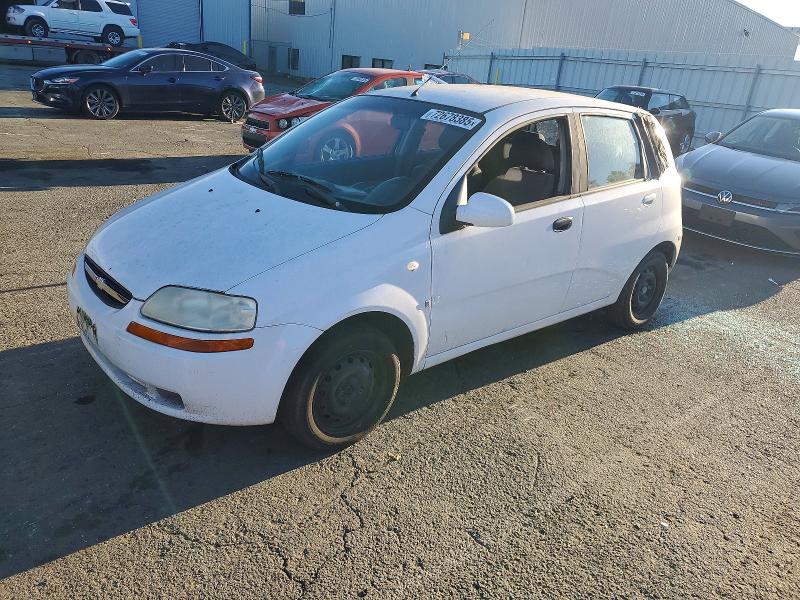 CHEVROLET AVEO BASE 2007 with VIN KL1TD666X7B761740 - Photo from auction